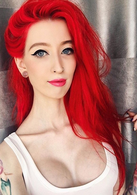 Perky Tit Redhead