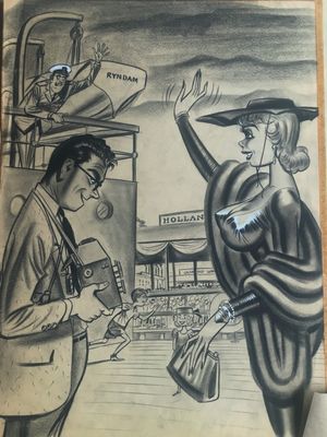 "That's right...Wave hello to the people in New Orleans..."