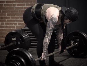 Genevieve Zitricki prepares to lift non-womanly weight to lift for the deteriorated of white society - SGB strong chick altm odel