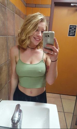 Bathroom selfie