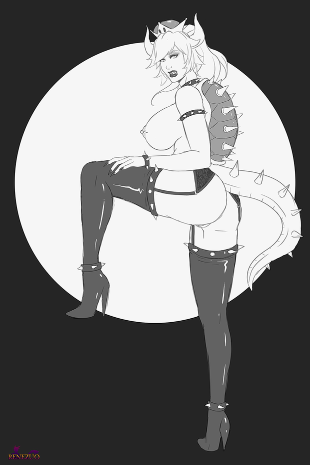 Princess Bowser by Renezuo