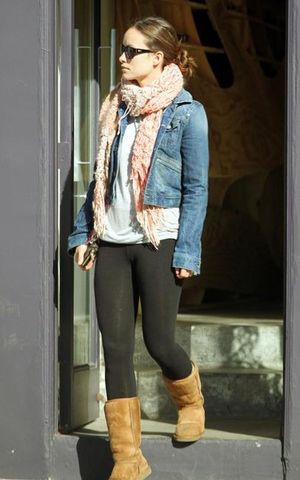 sexy woman in leggings