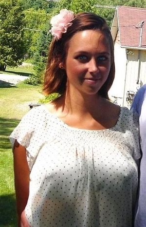 Imagine sliding your hands up her top from behind