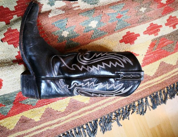 nice western boots from fucked woman