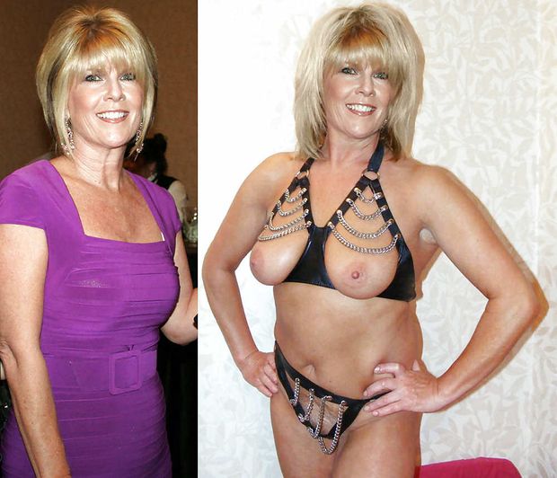 MILF dress-undressed