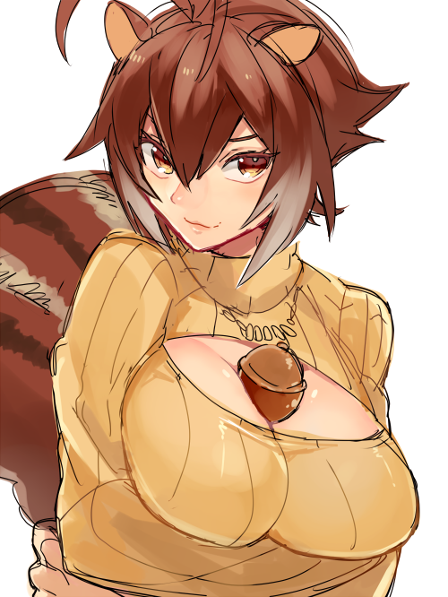 Makoto and her acorn