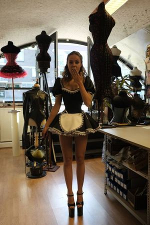 maid with great legs