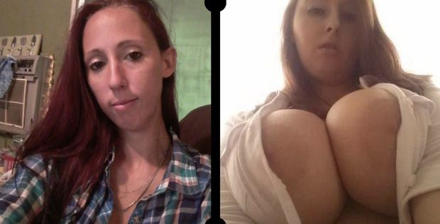 Milf selfie tits