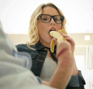 She'd rather have something else in her mouth.