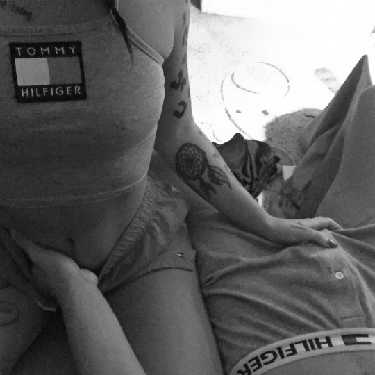 holding each other