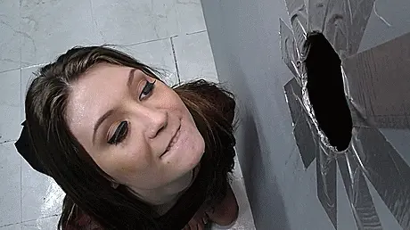 Eager to suck a BBC at the gloryhole.