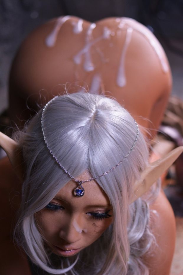 Dirty cosplay elf