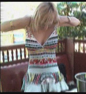 Crazy babe take off her clothes