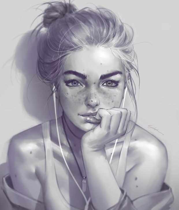 Adorable face.