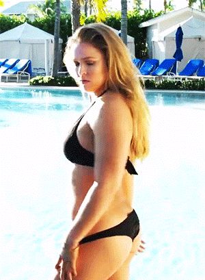 Ronda Rousey bikini gif