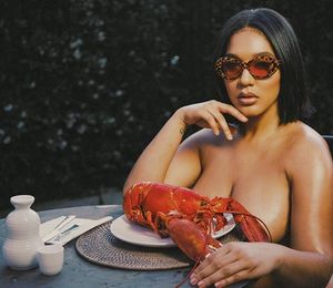 Ebony Seduction Before Dinner