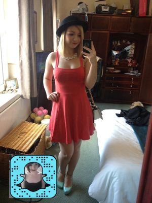 Hot peachy Jessica on church Sunday