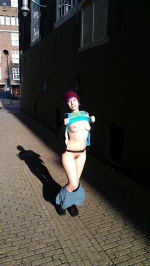 Showing off the goods