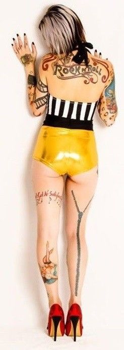 Alt Model Jasmine Genocide In Steletos high heals & goth latex hot pants post nocte improba blanchard - SGB lett