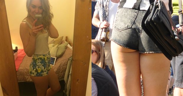 butt shorts hot