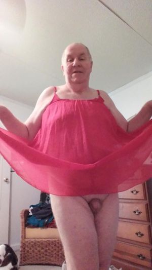 sissy slut loves to go to porn shops and dance around the aisles in pretty little nightie