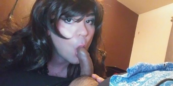 Cocksucker loves hard dick