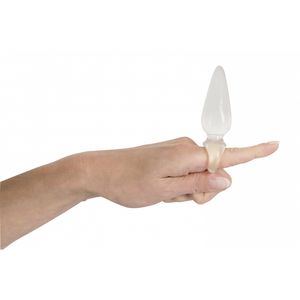 Plug S transparent, diameter: 2.7cm, length: 7cm