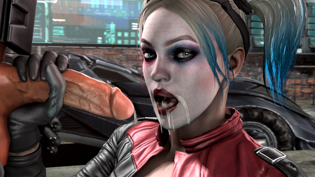 Harley sucking up that jizz