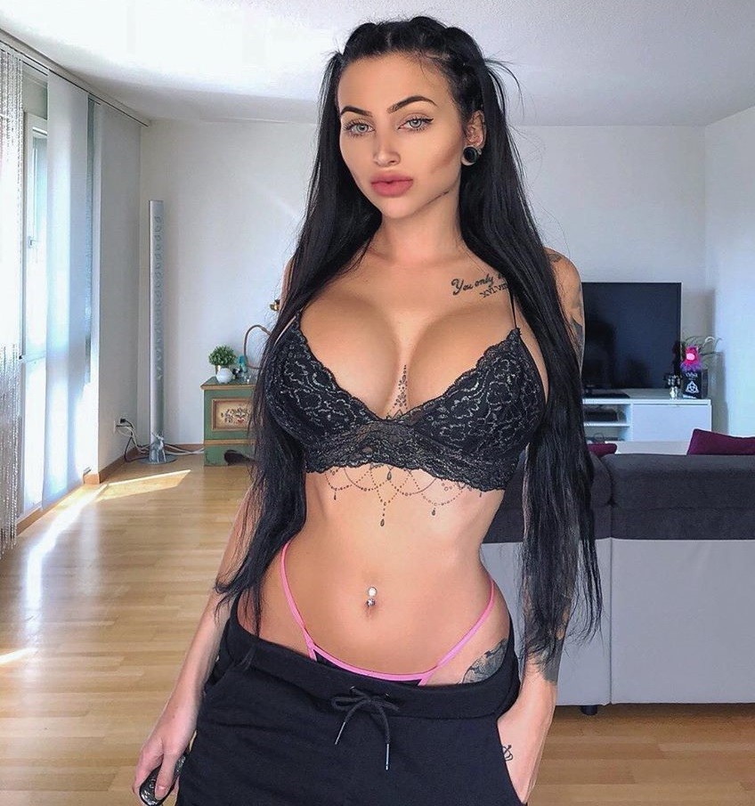 Heroin chic demonstrated by Jasmine Genocide as she looks worn The Fuck Out the fuck out