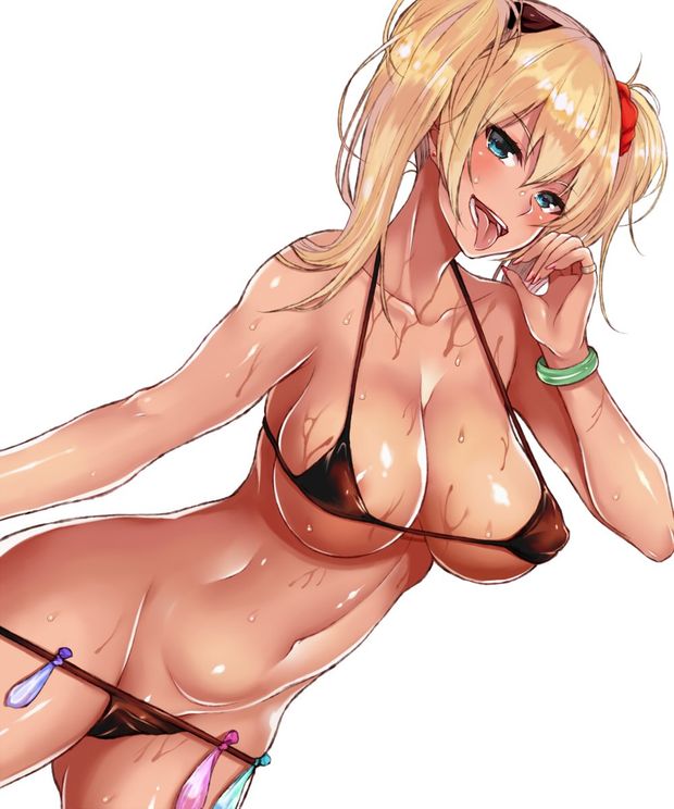 Sexy chick doing fellatio gesture