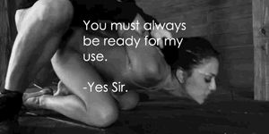 Tied and fucked hair pulling