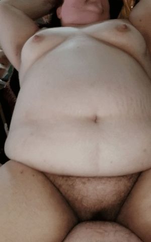 BBW laid back and fucking her man