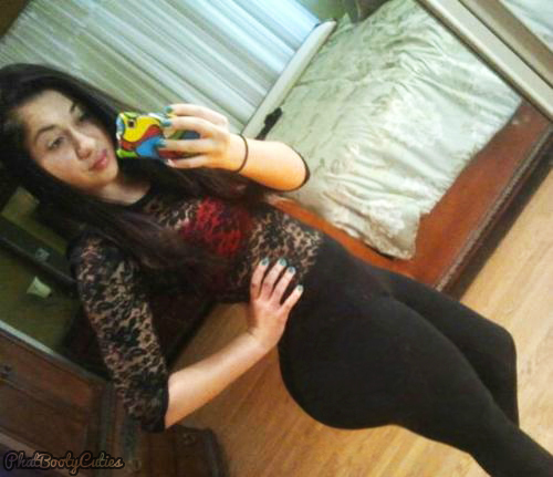 Slim chick with a phat ass