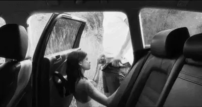handjob by the car