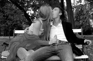 she helped me in the park