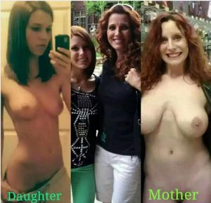 Naughty mom and daughter