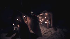 Hot, Sexy & Naughty... A Funner Way To Use Xmas Lights... HeeHee...