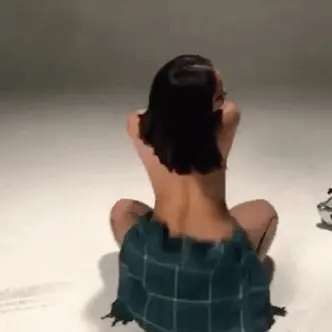 Sexy Ebony Twirling That Ass
