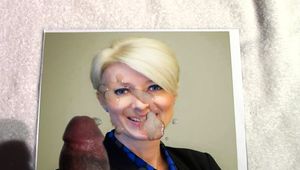 Yummy Blonde Cumtribute