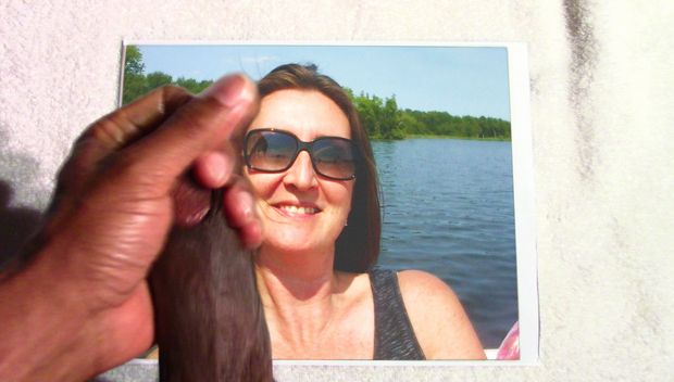 Yummy Brunette MILF Cumtribute