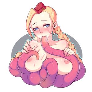 Cammy's big tits with tentacles