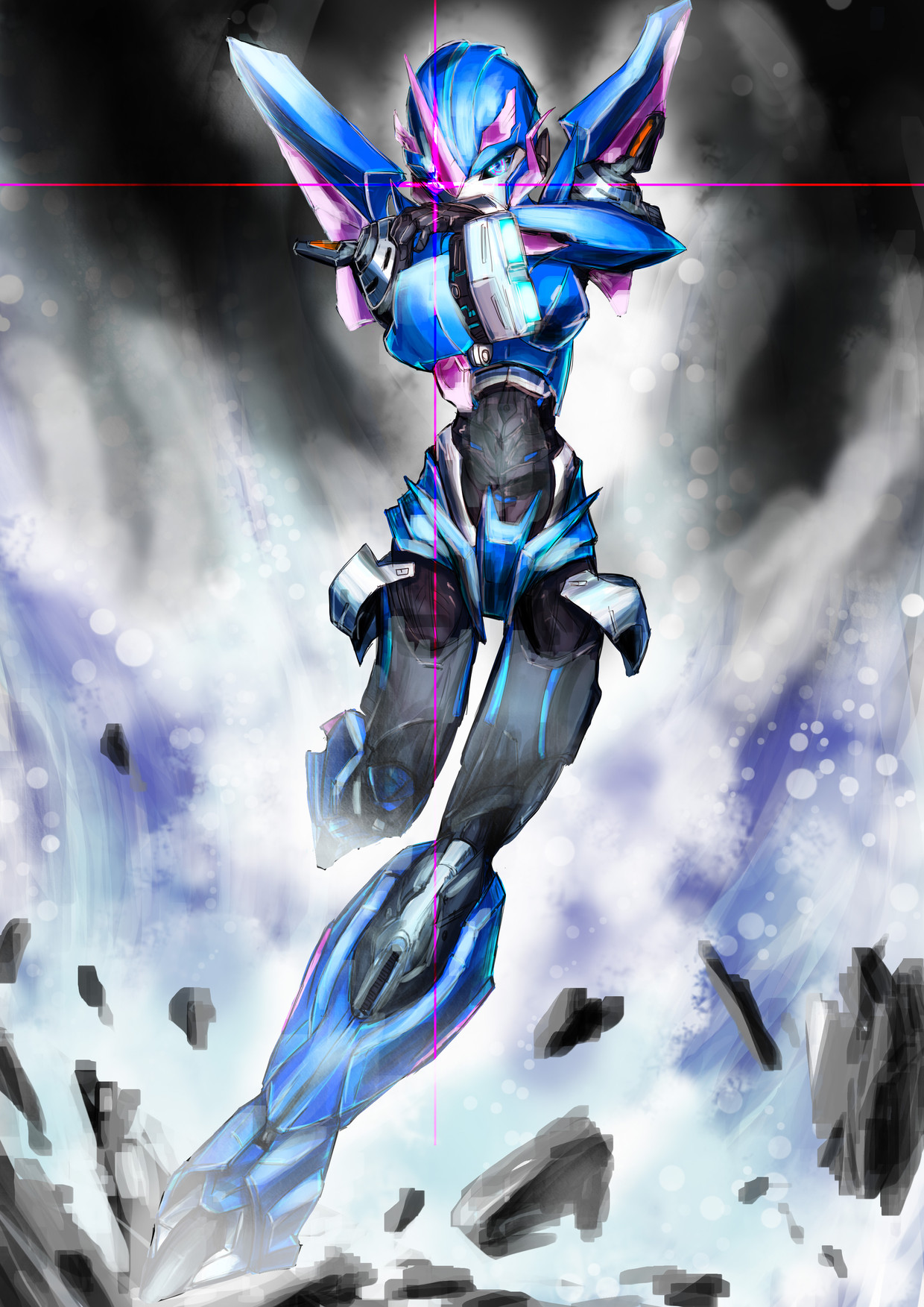 Fighting pose Arcee