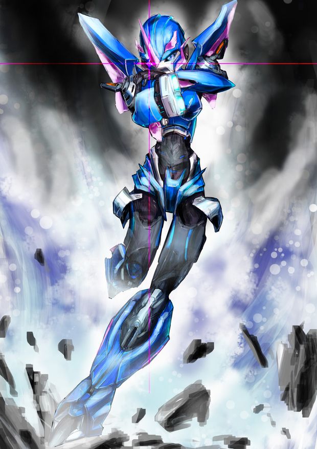 Fighting pose Arcee