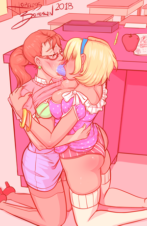 Staying After Class by hopelessbohemian