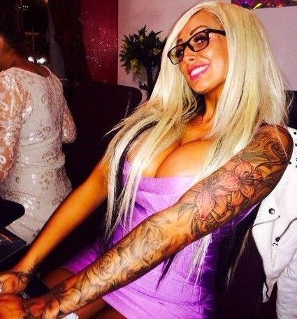 Bimboid Valerie Gerig In Glasses & Cleavage Dress