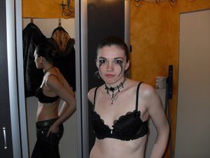 cute german gothic amateur slut