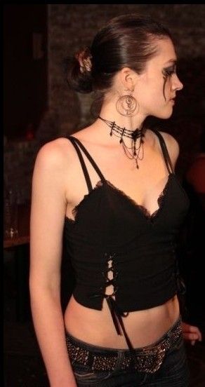 stunning Akascha at disco