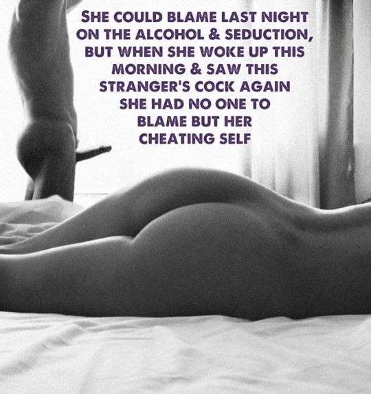No one to blame but herself
