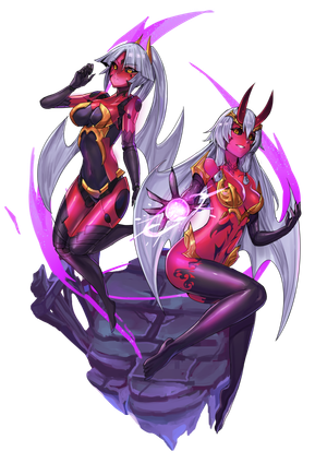 Corrupted Archer and Assassin by Ibenz009 by NeoOmnimon