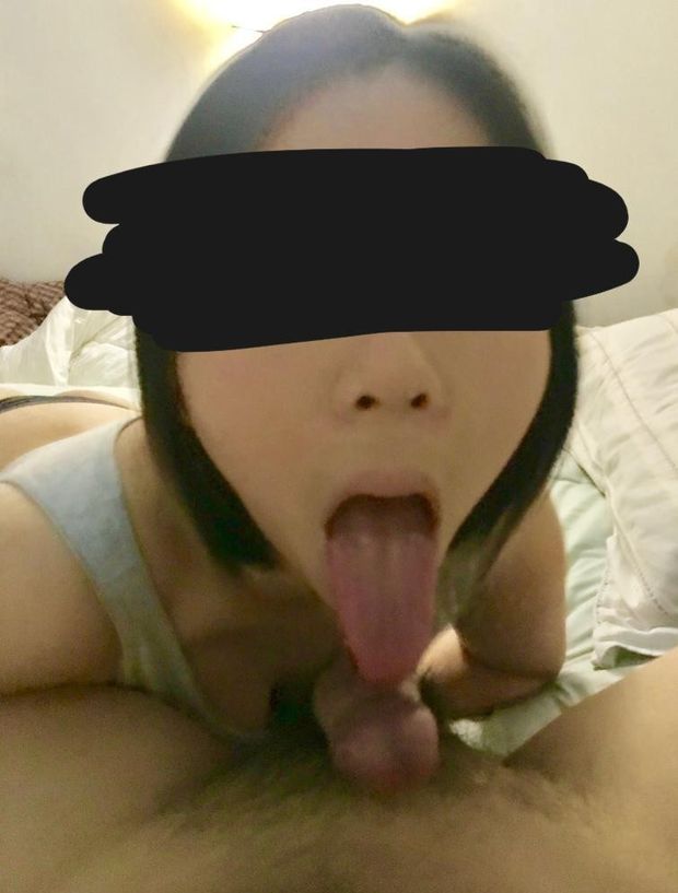 blowjob tongue out